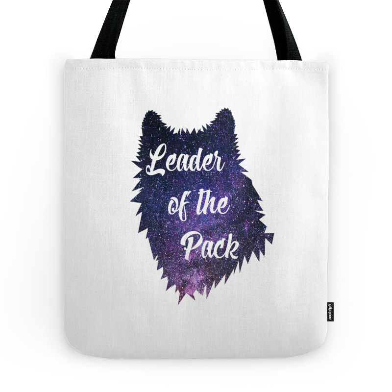 Leader of the Pack Tote Bag by natlebrundesigns