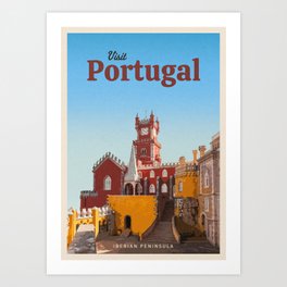 Visit Portugal  Art Print