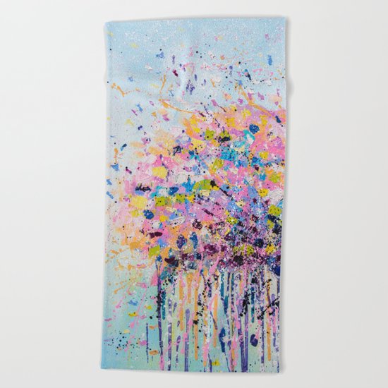 Cloud nine Beach Towel