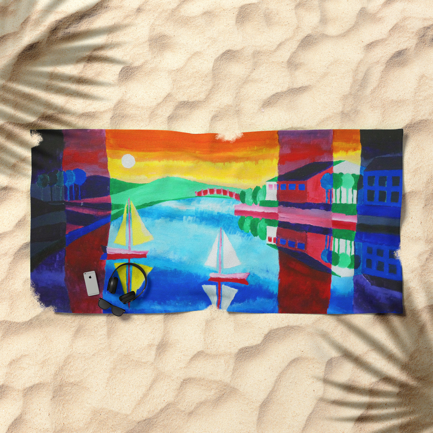 Day And Night Beach Towel By Cindysuen Society6