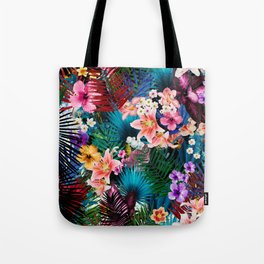 Flower Pattern Tote Bag