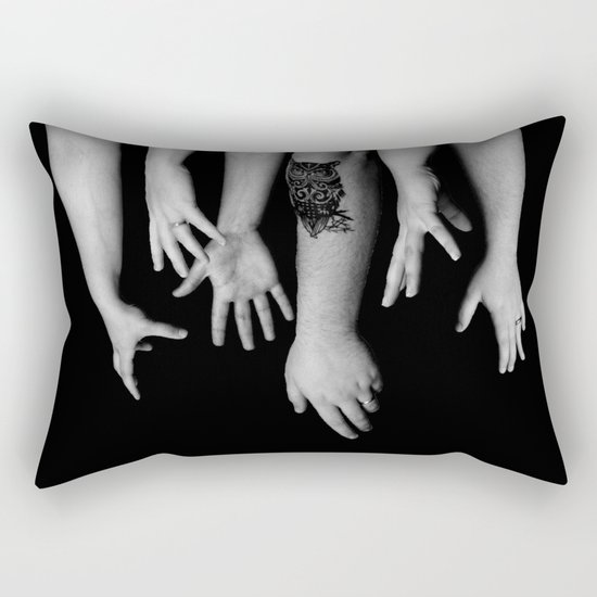 Hands Rectangular Pillow