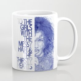 Messy hair &  thirsty hearts Coffee Mug