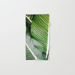 Big Leaves - Tropical Nature Photography Hand & Bath Towel