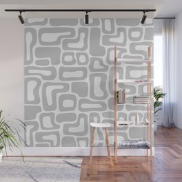 Retro Mid Century Modern Abstract composition 468 Wall Mural
