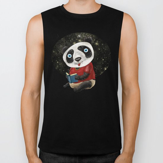 Panda Biker Tank