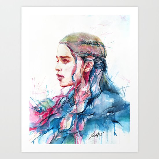 Dragonqueen Art Print