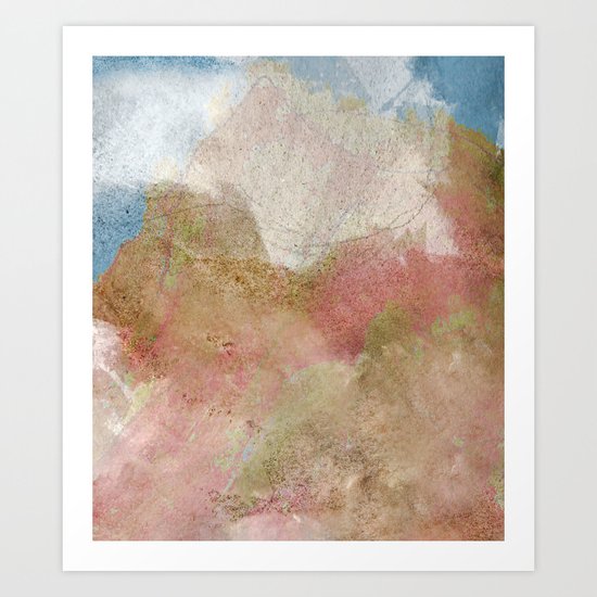 Cloud on Mountain Art Print