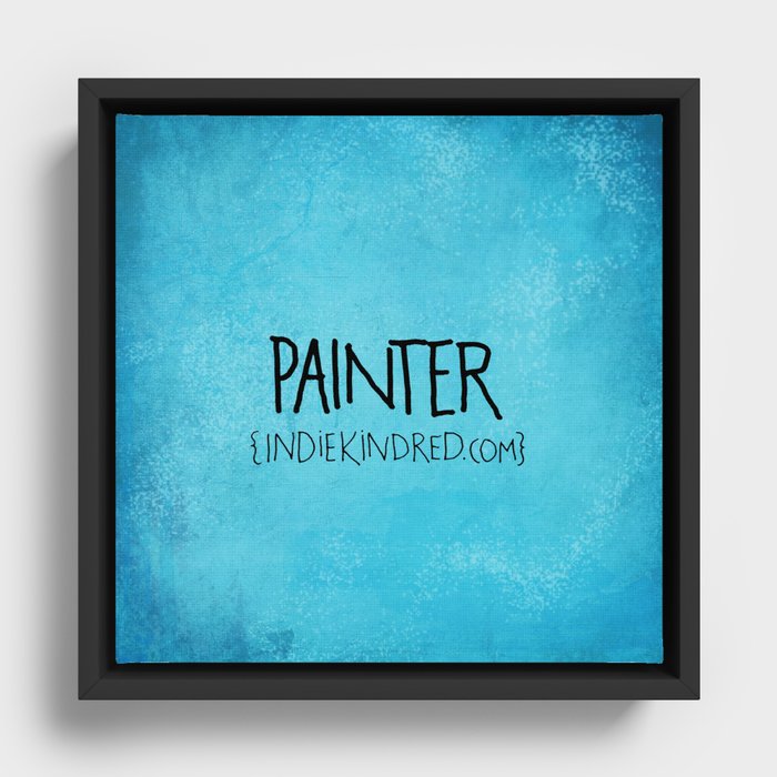 Painter Framed Canvas