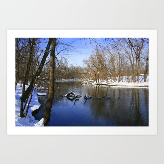 Winter Days Art Print