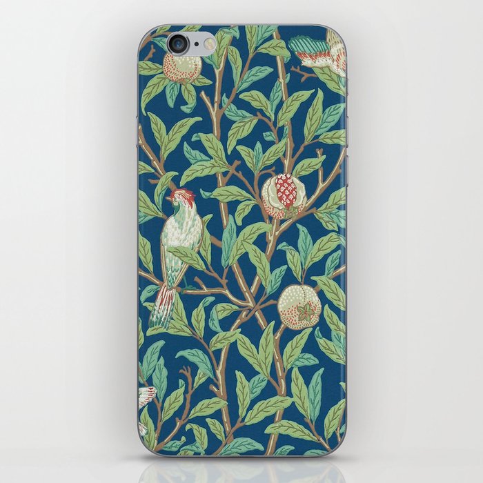 Fruit Trees and Birds Vintage Pattern by William Morris iPhone Skin