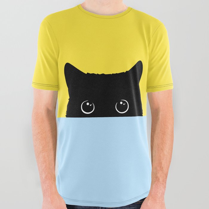 Kitty All Over Graphic Tee