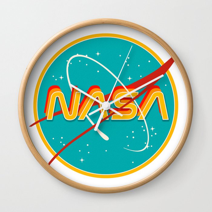 NASA RETRO Wall Clock