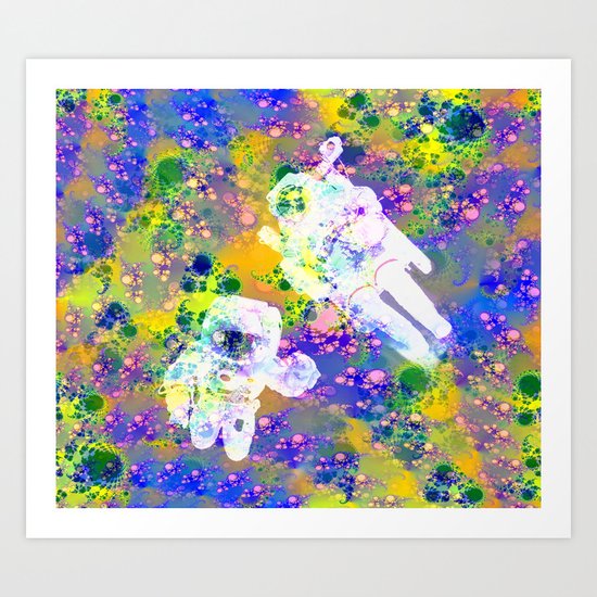 Psychedelic Space Art Print