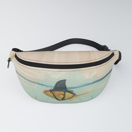 Brilliant DISGUISE - Goldfish with a Shark Fin Fanny Pack