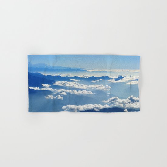 Mountains and Clouds in Nepal Hand & Bath Towel