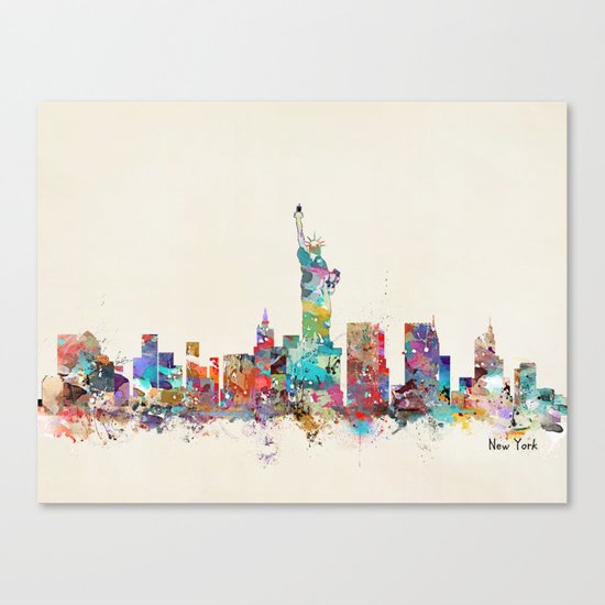new york city skyline Canvas Print