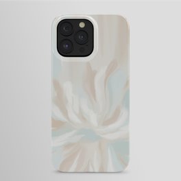 Pastel Pink and Blue Abstract Florals  iPhone Case