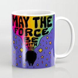 "Rainbow May The Force Be With You" by Doodle by Meg Coffee Mug