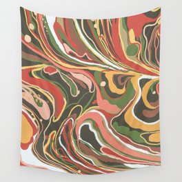 Retro marble #5 Wall Tapestry