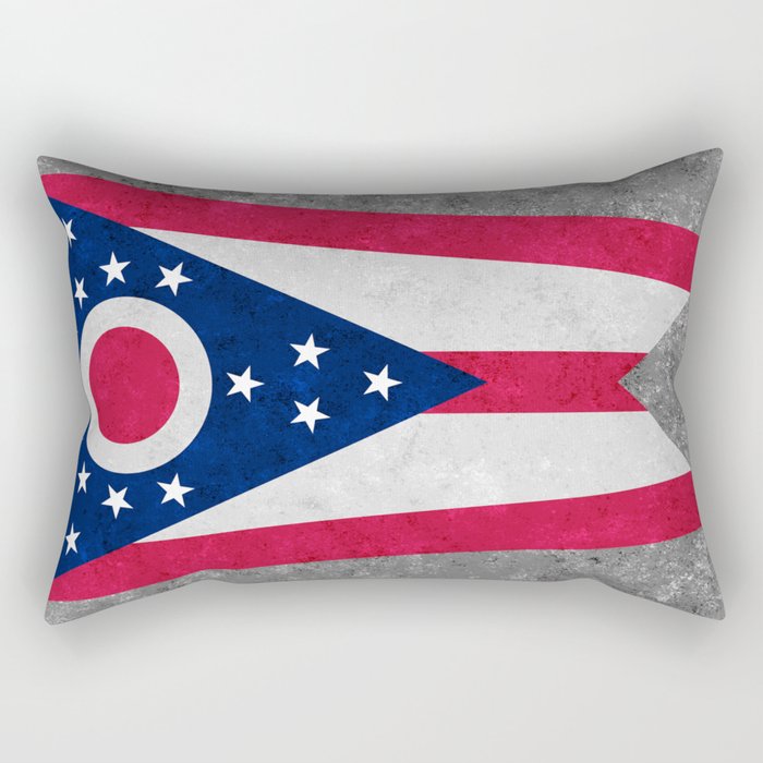 Flag of Ohio Rectangular Pillow