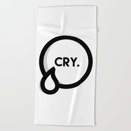 The Cry. Logo Beach Towel