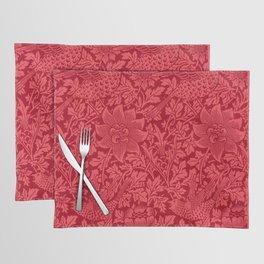 Sample of Bird, Anemone Wallpaper, 1915-1930 by William Morris Placemat