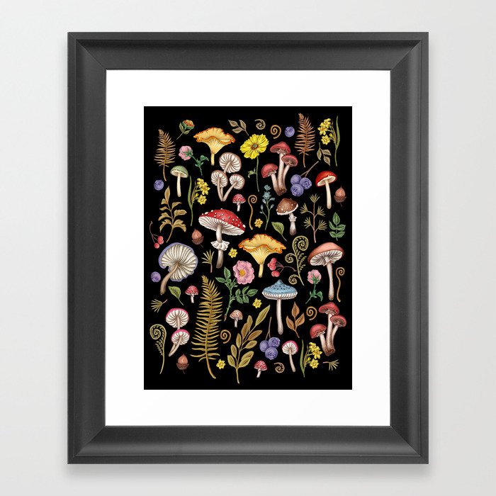 Botanical Mushroom #10 Framed Art Print