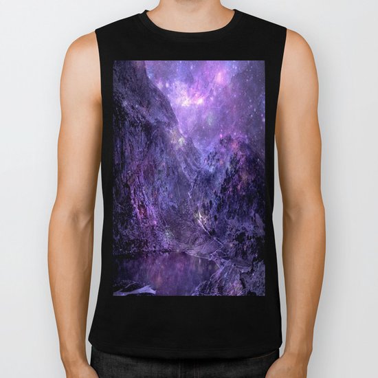 Space Mountains Biker Tank