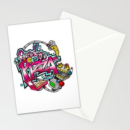 Feed Me Pizza Stationery Cards