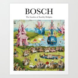 Bosch - The Garden of Earthly Delights Art Print