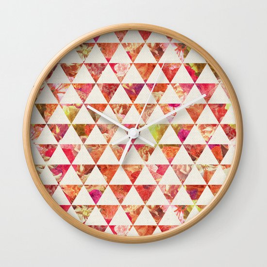 FLORAL FLOWWW Wall Clock