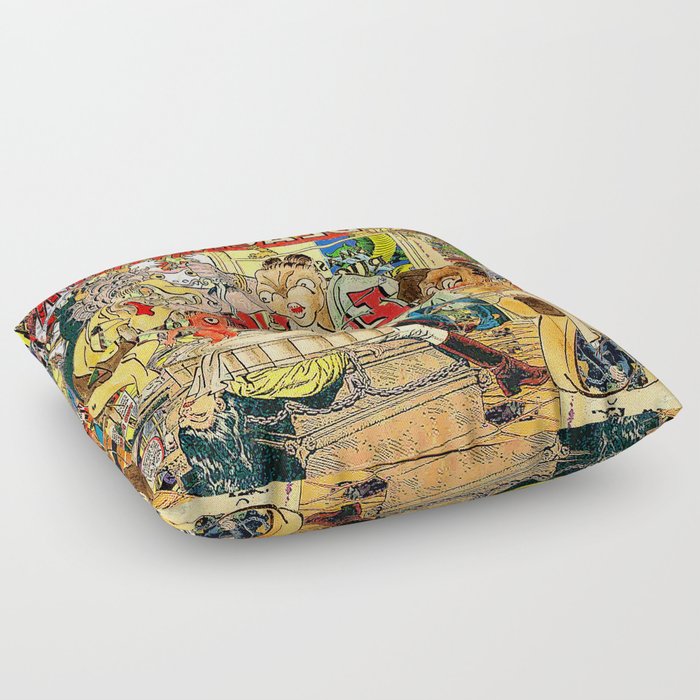 the daily lives of hungry ghosts Floor Pillow