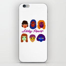 Lady Power iPhone Skin