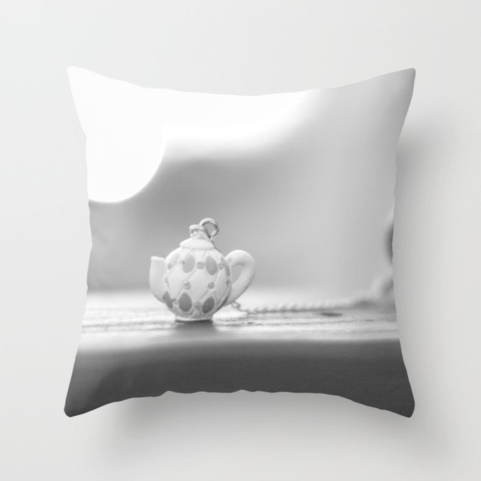 mini teapot Throw Pillow