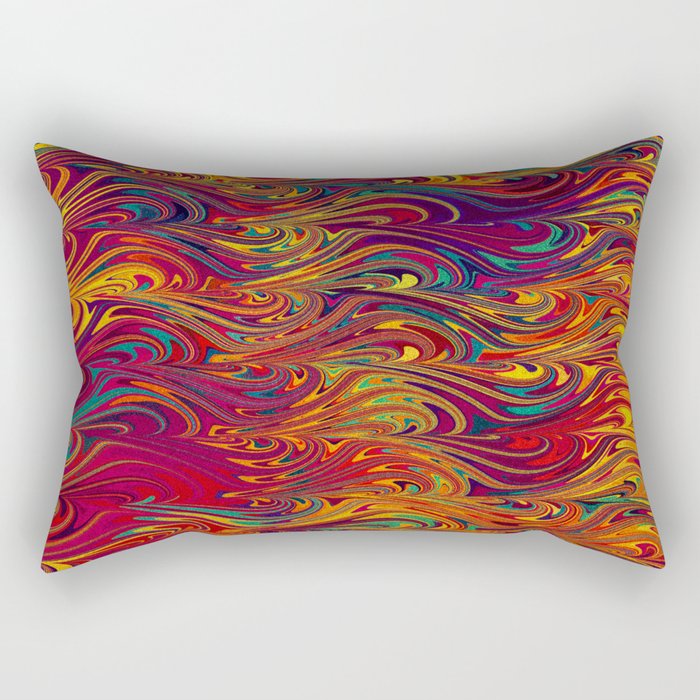 Wave Of Colors 2 Rectangular Pillow