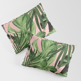 Tropical Jungle Leaves Pattern #11 #tropical #decor #art #society6 Pillow Sham
