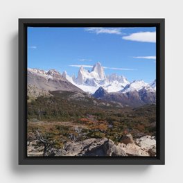 Argentina Photography - Beautiful Scenic Point In The Argentine Mountains Framed Canvas
