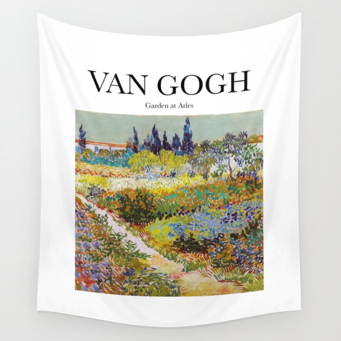 Van Gogh - Garden at Arles Wall Tapestry