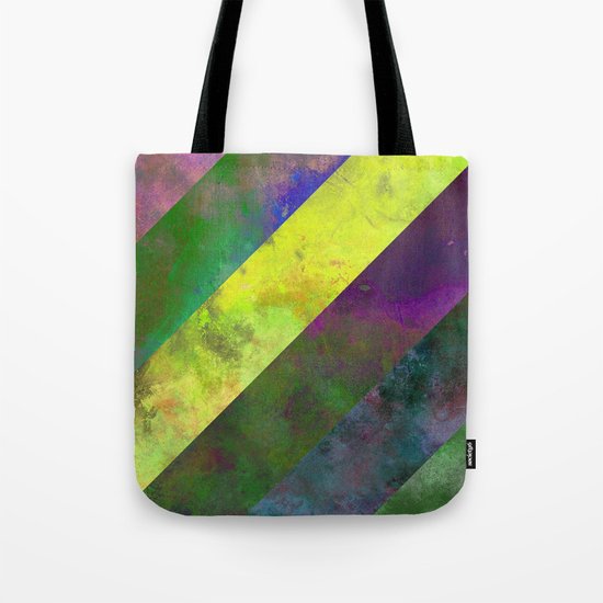45 Degrees - Abstract, textured, diagonal stripes Tote Bag