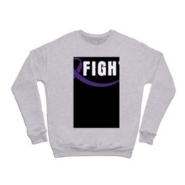 Purple November Fight Pancreatic Cancer Awareness Crewneck Sweatshirt