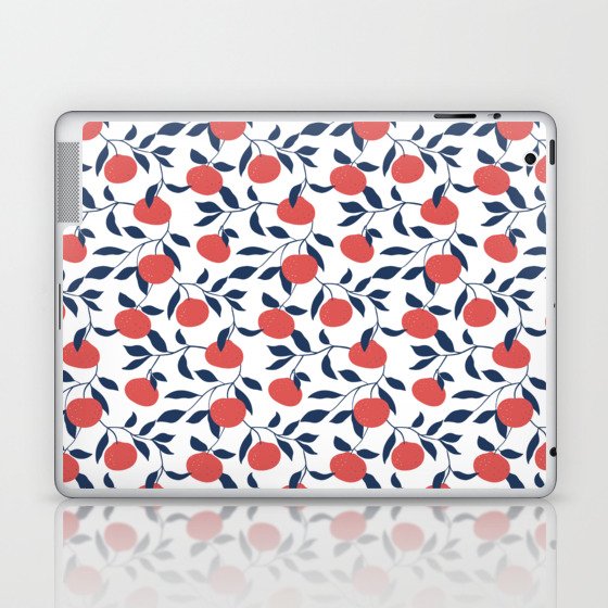Peach pattern Laptop & iPad Skin