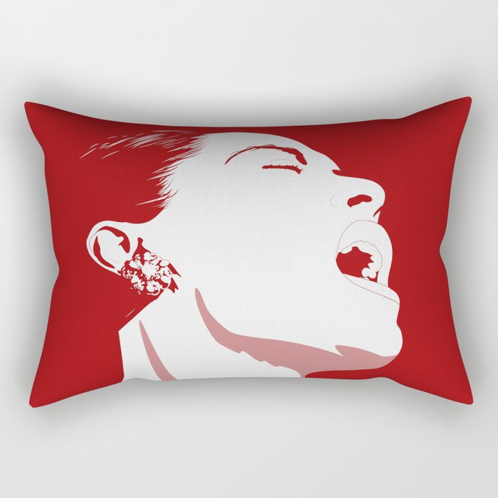 Legend - Lady Day - Billie Holiday Rectangular Pillow