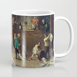 The Kitchen by David Teniers the Younger Coffee Mug