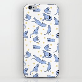 Whimsical Cats iPhone Skin