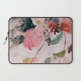 floral bloom abstract painting Laptop Sleeve