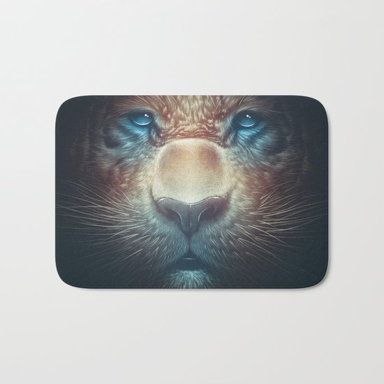 Red Tiger Bath Mat