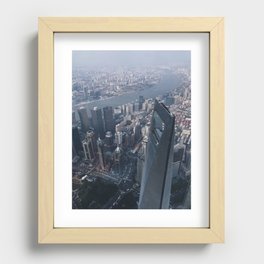 Modern Shanghai Recessed Framed Print