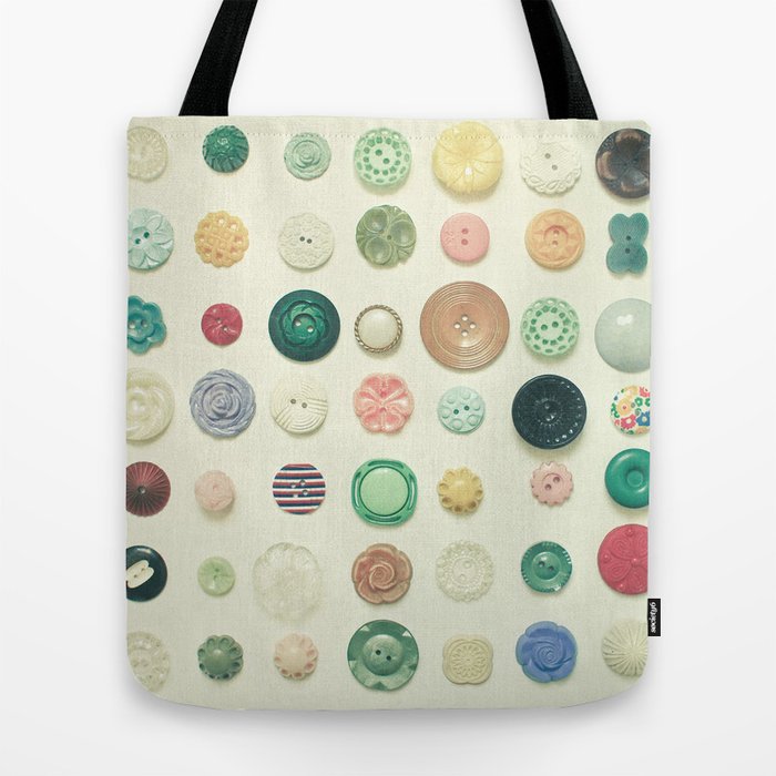 The Button Collection Tote Bag