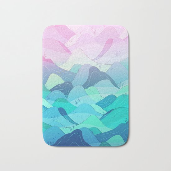 Sunrise at Nishizawa Valley Bath Mat